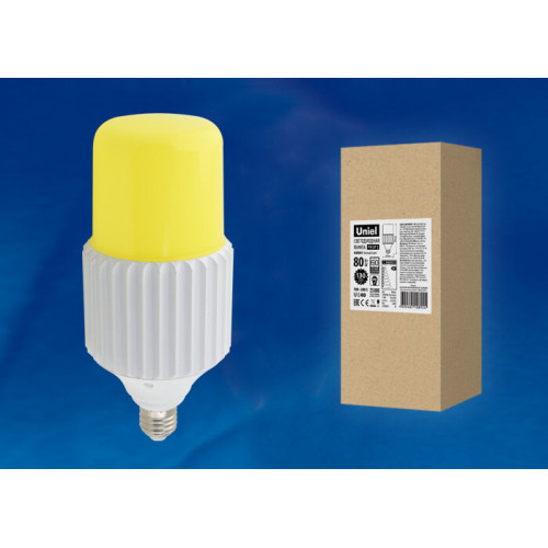 Лампа светодиодная промышленная LED-MP200-80W/4000K/E40/PH ALP06WH LED мощная, удаленный люминофор. 4000К | UL-00004080 | Uniel