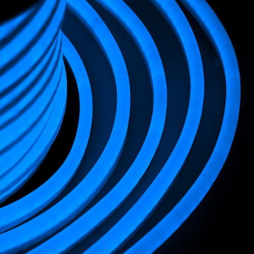 Гибкий Неон LED - синий, оболочка синяя, бухта 50м | 131-023 | NEON-NIGHT