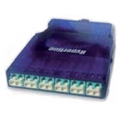 PPTR-CSS-1-6xDLC-MM/MG-BL Корпус кассеты для оптических претерминированных решений, 6 дуплексных портов LC/PC | 236813 | Hyperline