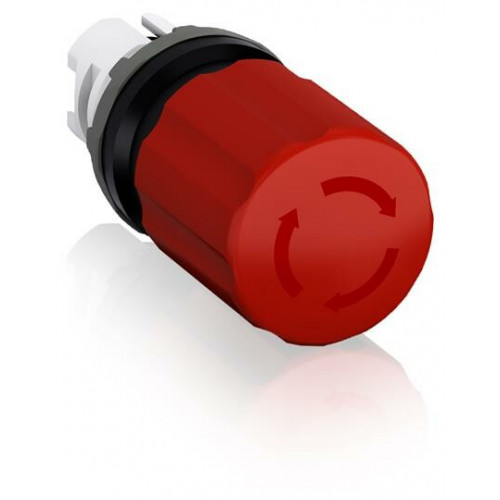 Кнопка MPET3-10R ГРИБОК красная (только корпус) отп. поворачиванием 30мм|1SFA611520R1001| ABB
