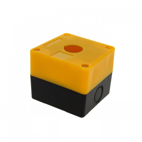 Корпус КП101 пластиковый 1 кнопка желтый EKF PROxima | cpb-101-o | EKF