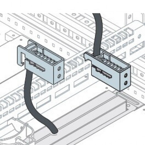 Зажим для кабелей с D=3-10 мм,(10 шт) | EV0111 | ABB