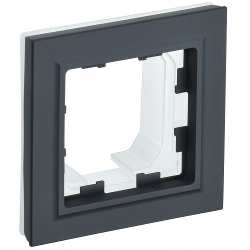 BRITE Рамка 1-мест. IP44 РУ-1-БрГ-44 графит | BR-M12-44-K53 | IEK