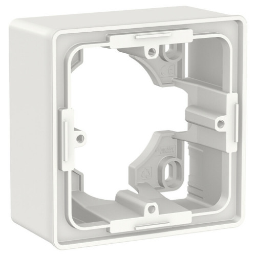Unica New Белый Коробка 1-ая для открытой установки | NU800218 | Schneider Electric