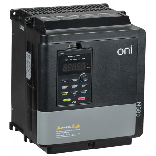 Преобразователь частоты M680 380В, 3Ф 7,5-11 kW 18 - 24А серии ONI | M680-33E075-11TIP20 | ONI
