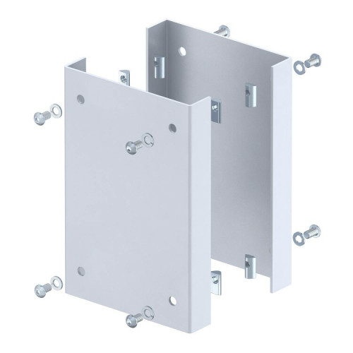 Защитная пластина для электромонтажных колонн ISS 250x166x33 мм (сталь,серебристо-белый) (ISS160160AS WA) | 6290422 | OBO Bettermann