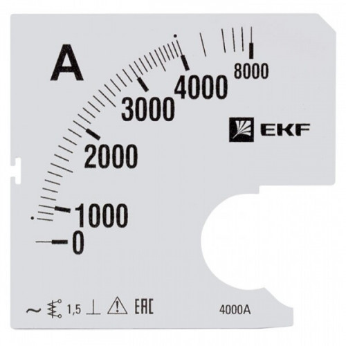 Шкала сменная для A961 4000/5А-1,5 EKF PROxima | s-a961-4000 | EKF