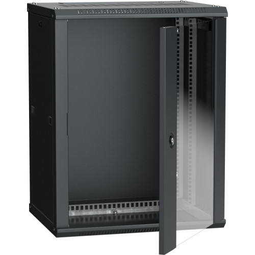 Шкаф LINEA W 15U 600x450 мм дверь стекло, RAL9005 | LWR5-15U64-GF | ITK