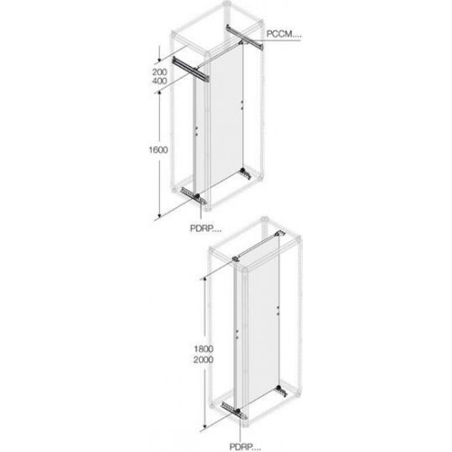 Профиль гальв.для каб.секц. D=900мм(2шт)|1STQ007748A0000 | ABB