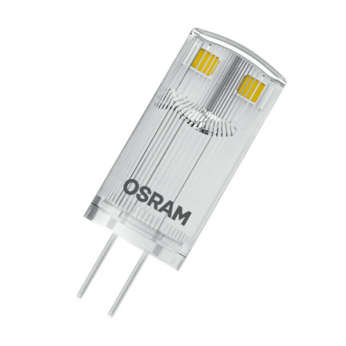Лампа светодиодная PARATHOM PIN 0, 9W, G4, 12в LEDPPIN10 CL 0, 9W/827 12V G4 FS1 | 4058075811959 | Osram