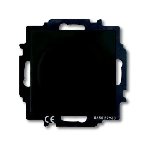 ABB Basic 55 Шато (чёрный) Светорегулятор поворотно-нажимной 60-400 Вт для л/н | 6515-0-0846 | 2CKA006515A0846 | ABB