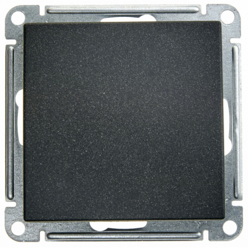 Wessen 59 Черный бархат Выключатель 1-клавишный, 10А | VS110-154-6-86 | SE