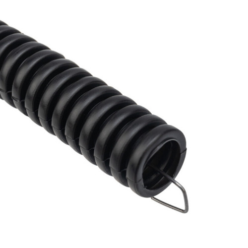 Труба гофрированная из ПНД, с зондом, черная, D20 мм, (бухта 50 м/уп.) | 28-0020-50 | REXANT