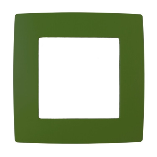 Рамка на 1 пост 12-5001-27 , зелёный (20/200/5000) |Б0019392 | ЭРА