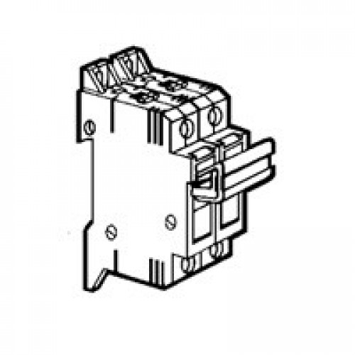 Выключатель-разъединитель SP 38 - 1П+нейтраль - 2 модуля - для промышленных предохранителей 10х38 | 021402 | Legrand