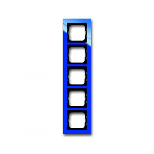 Рамка 5-постовая, серия axcent, цвет синий | 1754-0-4355 | 2CKA001754A4355 | ABB