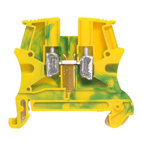 Винтовая клемма Viking 3 - заземляющая - однополюсная - металлическое основание - шаг 8 мм - желто-зеленый | 037172 | Legrand