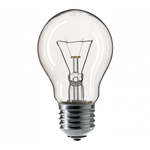 Лампа накаливания ЛОН Stan 60W E27 230V A55 CL 1CT/12X10 | 926000006685 | Pila