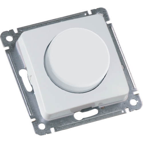 Светорегулятор (диммер) скрытой установки, поворотно-нажимного типа, механизм, цвет белый | ДС-315-472 | HEGEL