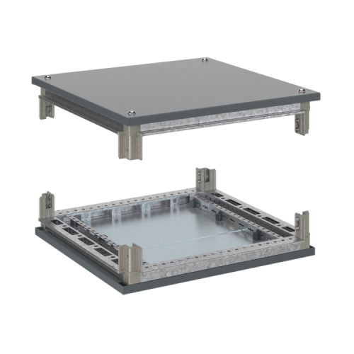 Комплект, крыша и основание, для оцинкованных шкафов OptiBox M, 400x800 мм | 306695 | КЭАЗ