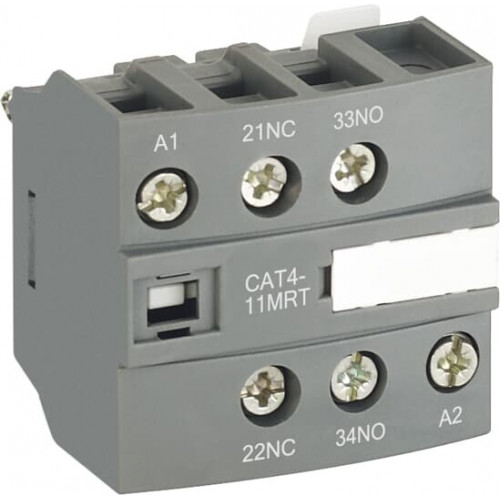 Блок контактный дополнительный CAT4-11ERT для контакторов AF..RT и NF..RT|1SBN010154R1011| ABB