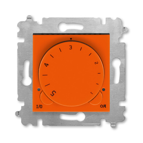 ABB Levit Оранжевый / дымчатый чёрный Терморегулятор с поворотной ручкой 16А | 3292H-A00003 66W | 2CHH920003A6066 | ABB