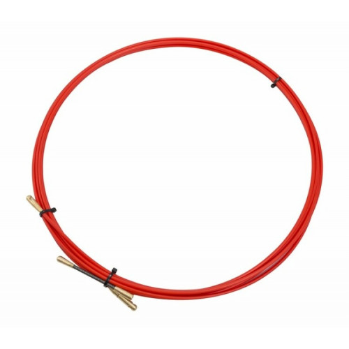 Протяжка кабельная (мини УЗК в бухте), стеклопруток, d=3,5 мм 5 м красная | 47-1005 | SDS