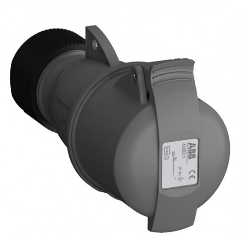 Розетка кабельная Easy&Safe 432EC3,32А,3P+N+E,IP44,3ч|2CMA102048R1000| ABB