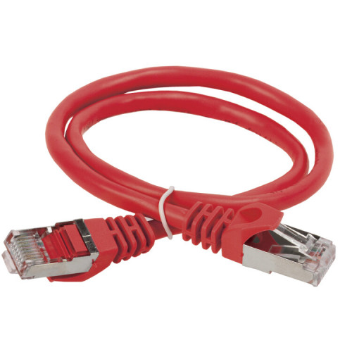 Коммутационный шнур (патч-корд), кат.5Е FTP, 5м, красный | PC04-C5EF-5M | ITK