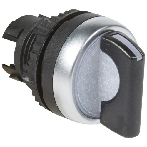 Переключатель - Osmoz - для комплектации - с подсветкой - 2 положения с фиксацией - 90° - чёрный | 024043 | Legrand
