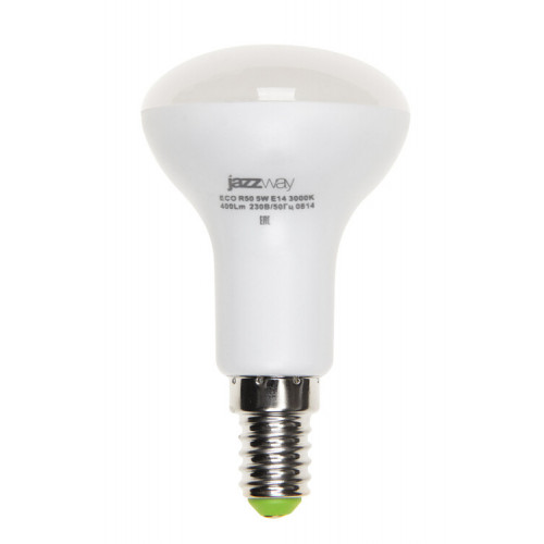 Лампа светодиодная LED 5Вт E14 220В 3000К PLED- ECO-R50 отражатель (рефлектор) | 1037015A | Jazzway
