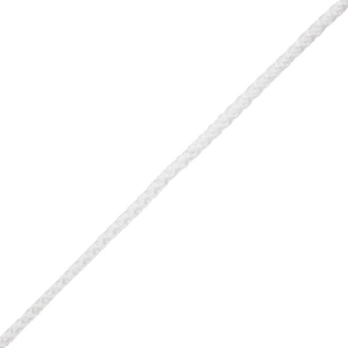 Шнур вязаный ПП 5 мм с серд., универс., белый, 20 м | 140328 | Tech-KREP