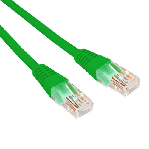 Патч-корд U/UTP, CAT 5e, RJ45-RJ45, 26AWG, LSZH, зеленый, 3м REXANT | 02-0106-3 | REXANT