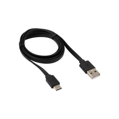 USB кабель USB Type-C, черный SOFT TOUCH 1 метр | 18-1888 | REXANT