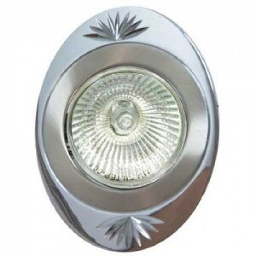 Светильник точечный встраиваемый декоративный DL250 MR16 50W G5.3 титан-хром/ TN-CH | 17908 | Feron