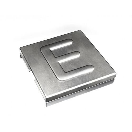 Маркировка для каб.стяжки,нерж.сталь,'E',100 шт | 7TCG009470R0080 | ABB