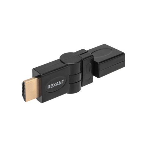 Переходник штекер HDMI - гнездо HDMI, поворотный | 17-6813 | REXANT