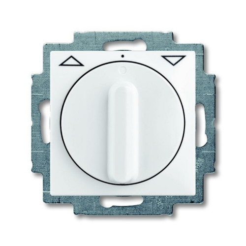 ABB Basic 55 Альп. белый Выключатель жалюзийный поворотный без фиксации | 1101-0-0921 | 2CKA001101A0921 | ABB