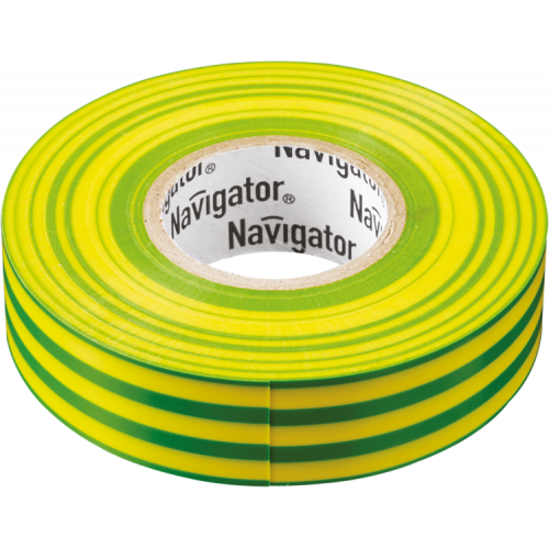 Изолента 71 234 NIT-B15-10/YG жёлто-зелёная |71234 |Navigator