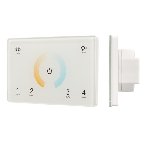 Панель Sens SMART-P81-MIX White (230V, 4 зоны, 2.4G) (Arlight, IP20 Пластик, 5 лет) | 028400 | Arlight