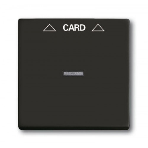 ABB Basic 55 Шато (чёрный) Накладка карточного выключателя(мех. 2025U) | 1710-0-3933 | 2CKA001710A3933 | ABB