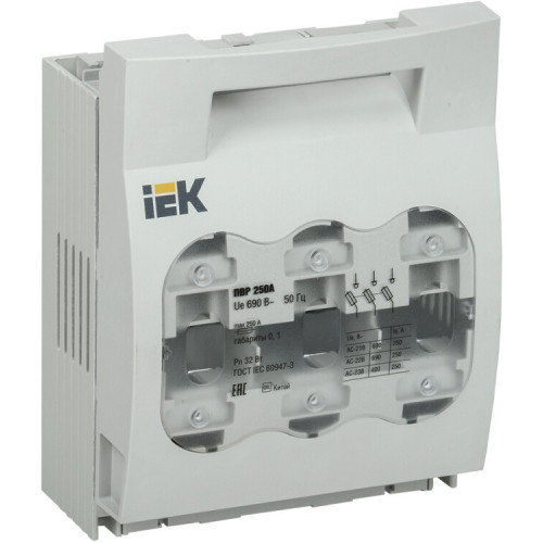 Предохранитель-выключатель-разъединитель 250А | SRP-20-3-250 | IEK