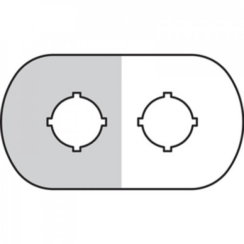 Шильдик MA6-1006 (2 места (1 желт)) для пластикового кнопочногопоста | 1SFA611930R1006 | ABB