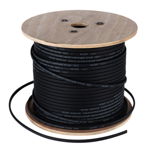 Саморегулируемый греющий кабель, экранированный, 24КНС 2ЛТГ-ЭЛ 65/85, UV (24 Вт/1 м), 200 м | 51-0251 | REXANT