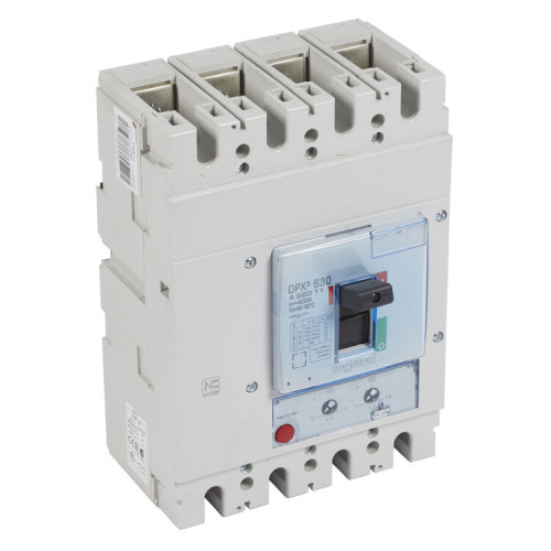 Автоматический выключатель DPX3 630 - термомагнитный расцепитель-100 кА - 400 В~ - 3П+Н/2 - 630 А | 422055 | Legrand