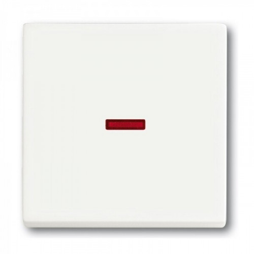 Клавиша для мех. 1-клавишного выкл./перекл./кнопки с красной линзой, серия solo/future, цвет davos/альп. белый | 1751-0-3091 | 2CKA001751A3091 | ABB