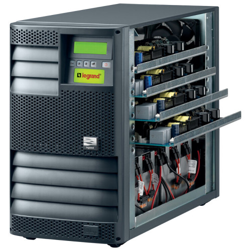 Одиночный шкаф с батареями - Megaline - однофазный модульный ИБП напольного исполнения - on-line - 3750 ВА | 310354 | Legrand
