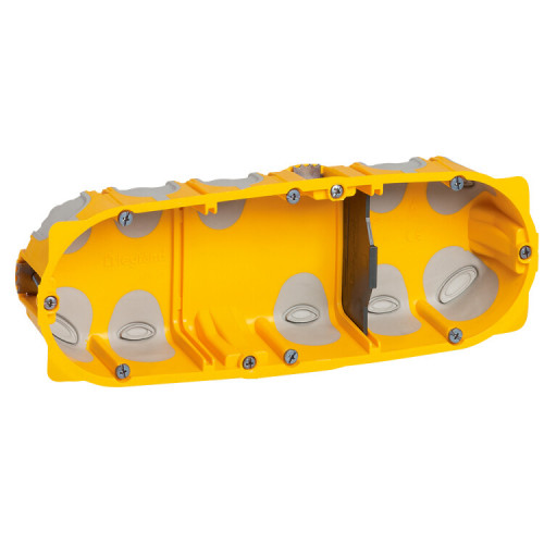 Коробка установочная Batibox - трехмодульная - энергосберегающая - глубина 40 мм | 080023 | Legrand