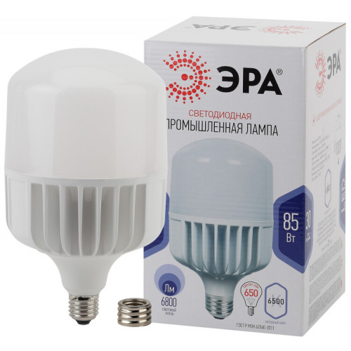 Лампа светодиодная LED POWER T140-85W-6500-E27/E40 колокол 85Вт 6500К | Б0053065 | ЭРА