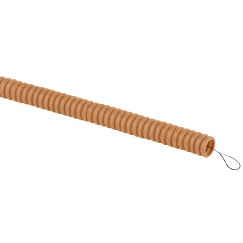 ЭРА Труба гофрированная ПВХ (сосна) d 16мм с зонд. легкая 25м | Б0043211 | ЭРА
